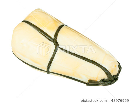 italian Provola Affumicata cheese isolated italian Provola Affumicata cheese isolated 48976969