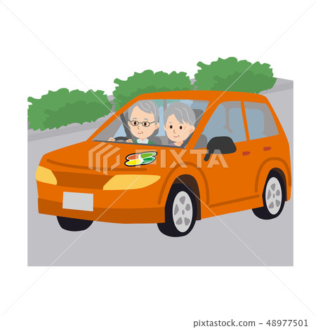 Senior illustration driving 48977501