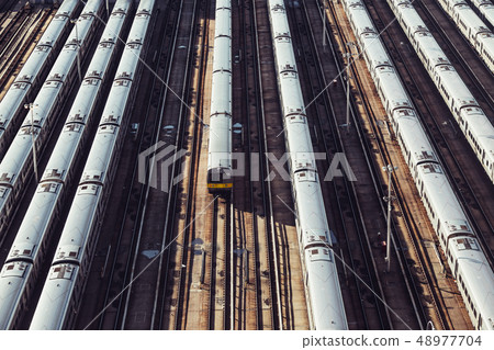 Subway metro train station depo parking Subway metro train station depo parking 48977704