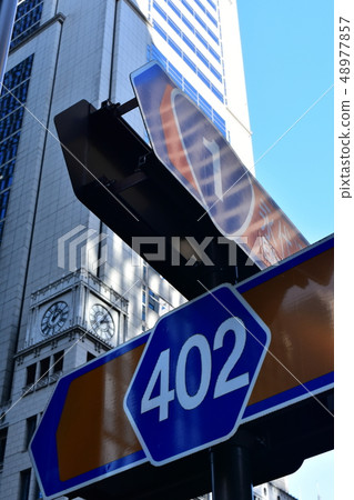 Urban buildings, buildings and national roads | Urban landscape Urban buildings, buildings and national roads | Urban landscape 48977857