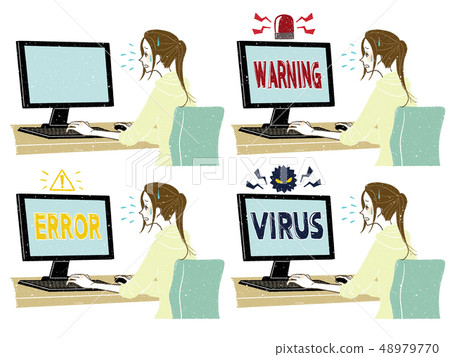 女性 - 台式電腦 - 麻煩 48979770