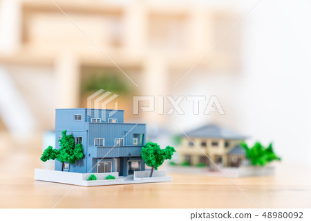 Home Mortgage Real Estate Image Miniature Model Manufacturer 48980092