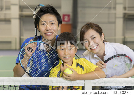 Kids tennis school image Kids tennis school image 48980281