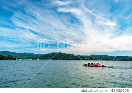 Togo pond summer view canoe 48982908