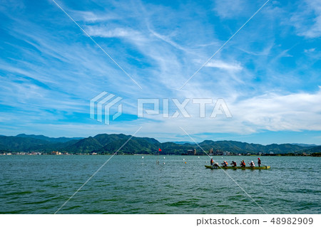 Togo pond summer view canoe 48982909