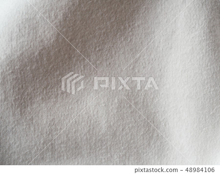 White cotton jersey fabric texture White cotton jersey fabric texture 48984106