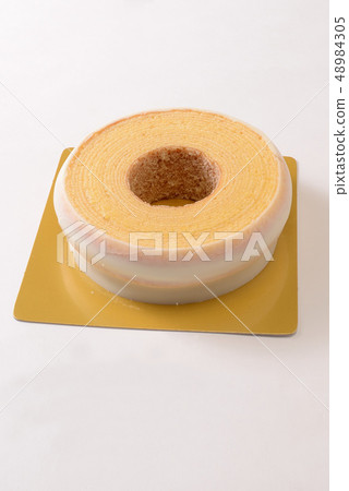 White background, clipping, image, Baumkuchen 48984305