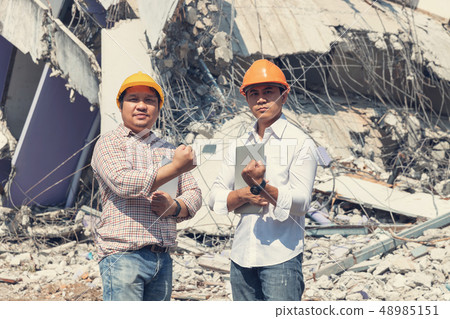 Engineer architect and worker operation control Engineer architect and worker operation control 48985151