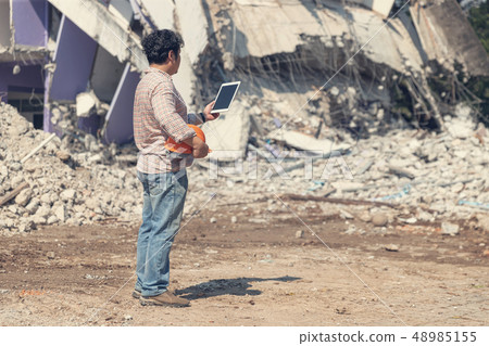 Engineer architect and worker operation control Engineer architect and worker operation control 48985155