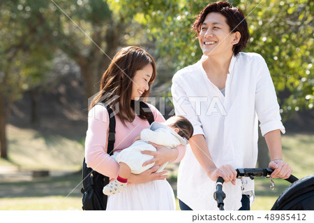 家庭嬰兒公園步行兒童保育兒童保健 48985412