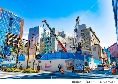 福岡市重建“天神大爆炸”正在推進 48987088