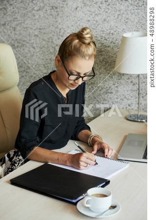 Creative designer making sketch Creative designer making sketch 48988298