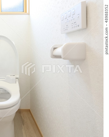 Newly built residential toilet image 48988352