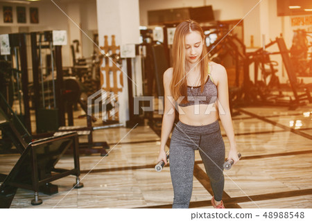 girl in a gym 48988548