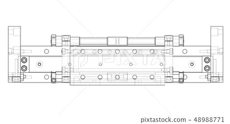 Abstract industry object concept. Vector Abstract industry object concept. Vector 48988771