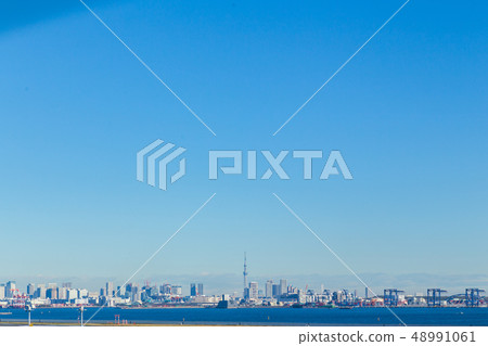 Blue Sky and Sky Tree 48991061