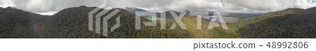 Aerial view of Lake Rotoaira and surrounding 48992806