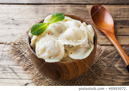 Dumplings stuffed with meat, ravioli, dumplings. Dumplings stuffed with meat, ravioli, dumplings. 48993072