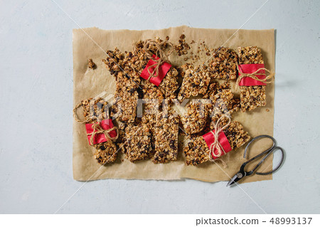 Energy granola bars Energy granola bars 48993137