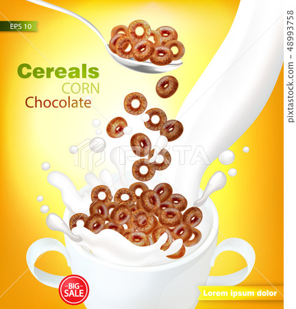 chocolate milk splash vector