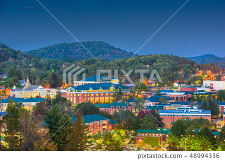 Boone, North Carolina, USA campus and town skyline Boone, North Carolina, USA campus and town skyline 48994336