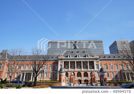 東京都市風景日本司法部紅磚翼 東京都市風景日本司法部紅磚翼 48994578