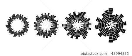 line soundwave abstract background 48994855