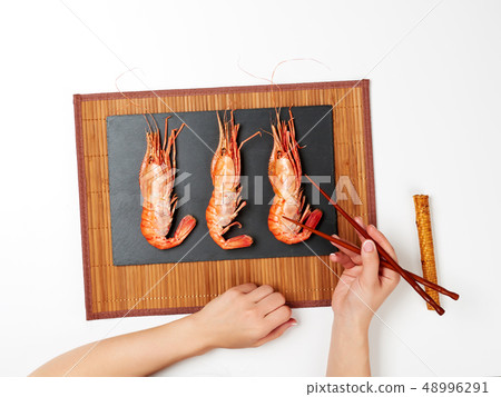 Woman hands white. 48996291