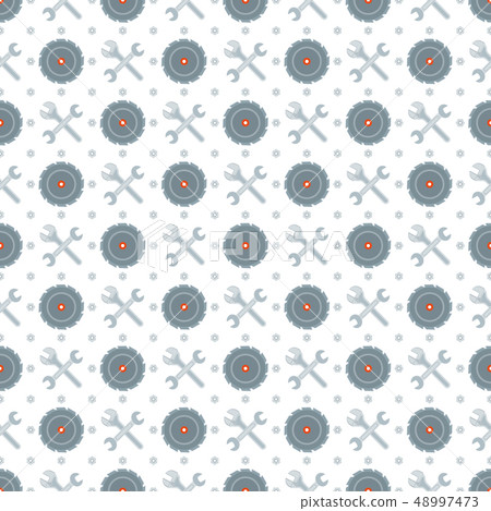 Seamless pattern with tools for building... - Stock Illustration ...