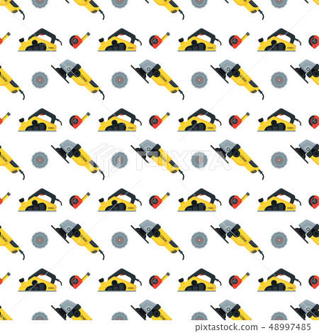 Seamless pattern with tools for building... - Stock Illustration ...