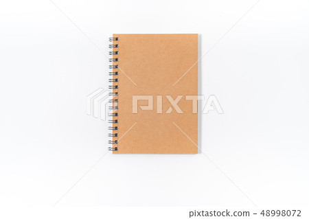 brown notebook, brown color, notepad 48998072