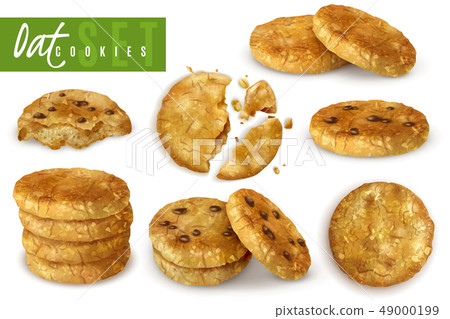 Oat Cookies Realistic Set 49000199