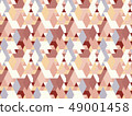 Neutral colored geometric shapes seamless pattern  49001458