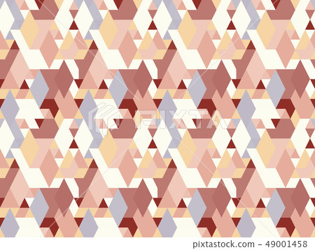 Neutral colored geometric shapes seamless pattern  49001458
