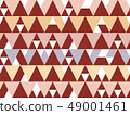 Vector neutral colored geometric seamless pattern  49001461