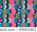 Vector geometric shapes seamless pattern  49001462