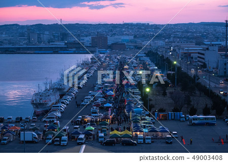 Hachinohe市政廳鼻子碼頭早晨市場 49003408