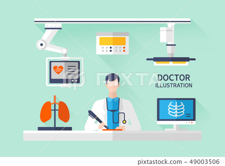 Medical Hospital Business Illustration Medical Hospital Business Illustration 49003506