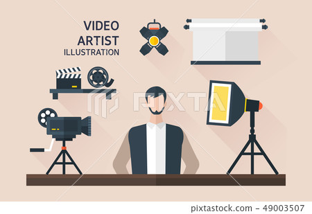 Movie Business Illustration Movie Business Illustration 49003507