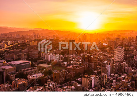 Beautiful architecture building taipei city Beautiful architecture building taipei city 49004602
