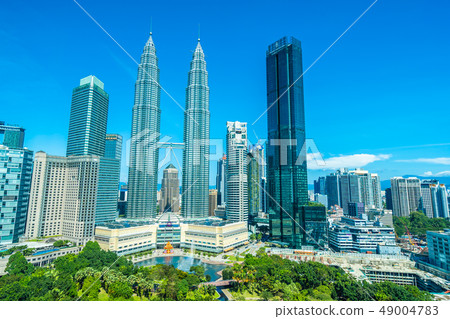 Beautiful architecture building exterior in Kuala Lumpur city in Malaysia Beautiful architecture building exterior in Kuala Lumpur city in Malaysia 49004783