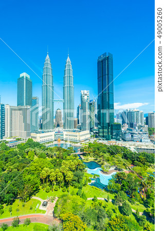 Beautiful architecture building exterior in Kuala Lumpur city in Malaysia Beautiful architecture building exterior in Kuala Lumpur city in Malaysia 49005260
