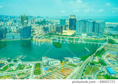 Beautiful architecture building cityscape in macau 49005725