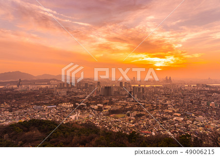 Beautiful landscape and cityscape of Seoul city Beautiful landscape and cityscape of Seoul city 49006215