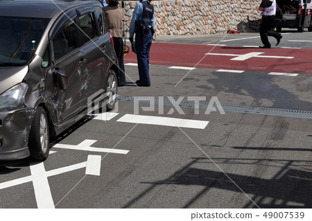Car accident wound dent Car accident wound dent 49007539