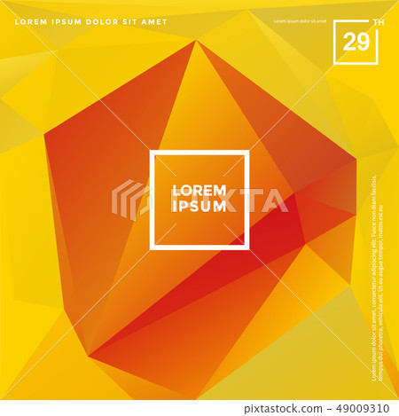 Abstract polygon background, colorful vector background 49009310