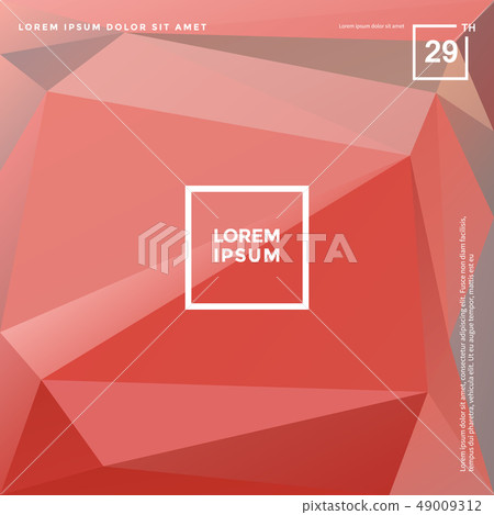 Abstract polygon background, colorful vector background 49009312