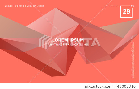 Abstract polygon background, colorful vector background 49009316