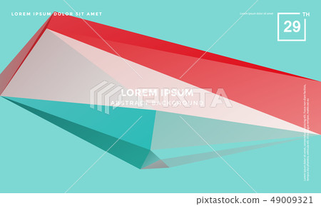 Abstract polygon background, colorful vector background 49009321