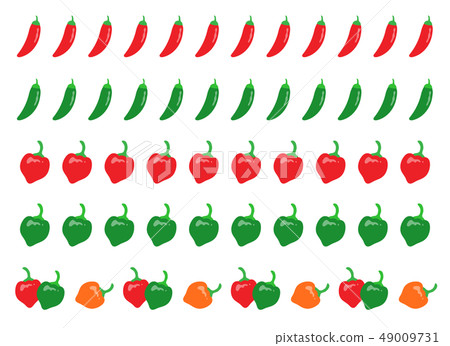  Red peppers 49009731